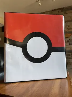Ultra Pro Pokemon 2-Inch Pokeball D-Ring Binder + 25 Ultra Pro 9 Pocket Sleeves - Image 1