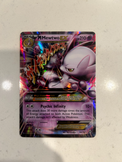 Pokemon 2015 Mega-Mewto-EX Holo Ultra Rare 64/162 - Image 1