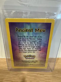 Ancient Mew SEALED Pokemon Unopened 2000 Movie Promo Holo Card - RARE Near Mint - Image 2