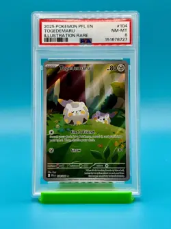 PSA 8 - 2025 Pokemon PFL Togedemaru IR #104 - Image 1