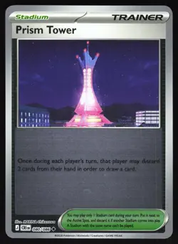 Prism Tower 080/086 Uncommon Chaos Rising Pokemon Reverse Holo Near Mint - Image 1
