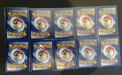 10 1st Edition Fossil Set Vintage Pokemon Common Cards and trainer cards NM - Image 4