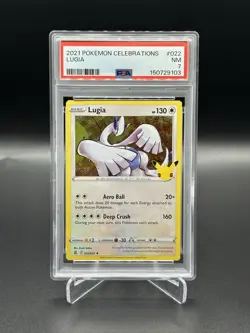 2021 POKEMON CELEBRATIONS #022 LUGIA PSA 7 - Image 1