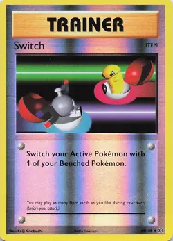 Switch - (Feat Magnemite & Kakuna) Reverse Holo 2016 XY Evolutions 88/108 NM - Image 1