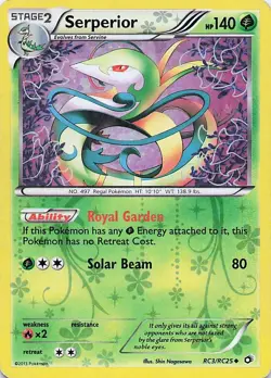 Serperior - RC3/RC25 Holo Legendary Treasures: Radiant Collection Pokemon HP - Image 1