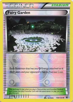 Fairy Garden - Pokemon Reverse Holo Uncommon 2016 Fates Collide 100/124 NM - Image 1