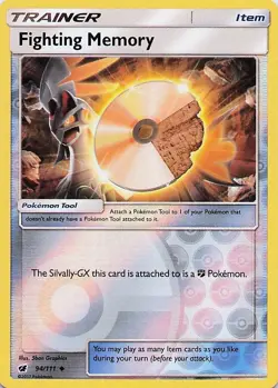 Fighting Memory - Pokemon Reverse Holo Uncommon 2017 Crimson Invasion 94/111 NM - Image 1