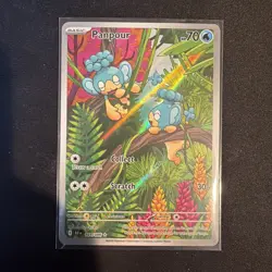 Panpour 101/086 Holo Illustration Rare Black Bolt Pokemon Near Mint INV2 - Image 2