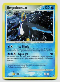 Pokemon Empoleon Holo Rare Diamond and Pearl 4/130 HP - Image 1
