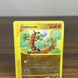 Sudowoodo 36/147 Aquapolis Reverse Holo Rare Card Damaged / Crease HP - Image 2