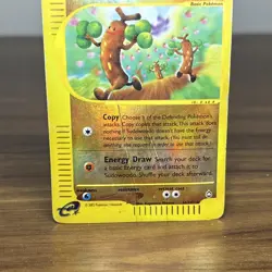 Sudowoodo 36/147 Aquapolis Reverse Holo Rare Card Damaged / Crease HP - Image 3