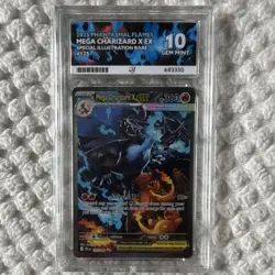 Pokemon Phantasmal Flames Mega Charizard X EX Special Illustration Rare #125 - Image 1
