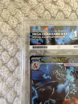 Pokemon Phantasmal Flames Mega Charizard X EX Special Illustration Rare #125 - Image 4