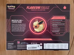Pokemon TCG Flareon VMAX Premium Collection Box SWSH179 SWSH180 Evolving Skies - Image 2