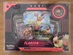 Pokemon TCG Flareon VMAX Premium Collection Box SWSH179 SWSH180 Evolving Skies - Image 3