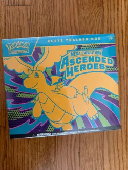 Pokemon TCG Mega Evolution Ascended Heroes Elite Trainer Box Dragonite EN 1 Box - Image 1