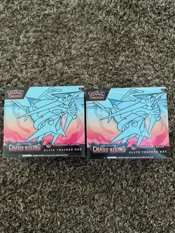 LOT OF 2x - Pokemon Center, Chaos Rising Elite Trainer Box ETB, Factory Sealed!! - Image 1