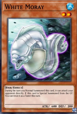 White Moray - BLC1-EN051 - Common 1st Edition - NM Yugioh - Image 1