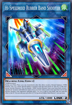 Hi-Speedroid Rubber Band Shooter - BLC1-EN094 - Common 1st - NM Yugioh - Image 1