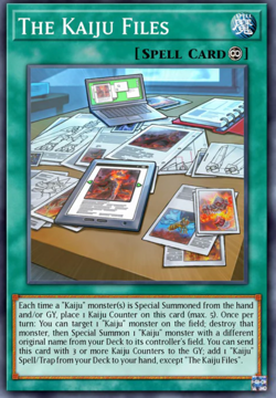 The Kaiju Files - BLC1-EN123 - Common 1st Ed- NM Yugioh - Image 1