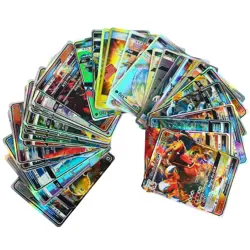 120 PCS Poke-cards TCG GX Card Lot Ultra Rare Holo Trainer Trading Cards USA - Image 2