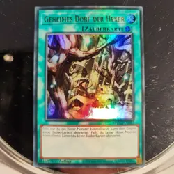 Geheimes Dorf Der Hexer MAMA-DE083. Ultra Rare DE NM YUGIOH. - Image 1