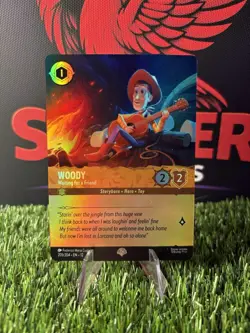 Disney Lorcana Wilds Unknown Woody 205/204 Foil - Image 1