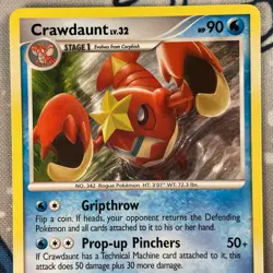 Crawdaunt 22/146 Non Holo Rare Diamond & Pearl Legends Awakened Card 2008 NM - Image 2