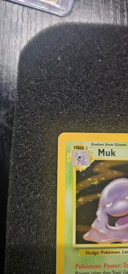 Pokemon Muk TCG Fossil Holo Rare Card 13/62 Near Mint Condition - Image 3