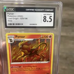 Pyroar Holo Rare Pokemon 2022 Lost Origin Card 029/196 - Image 2