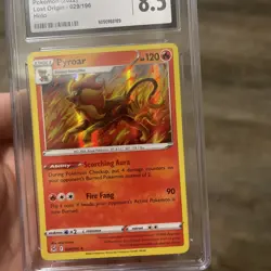Pyroar Holo Rare Pokemon 2022 Lost Origin Card 029/196 - Image 3