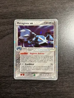 Pokemon TCG Metagross EX Power Keepers Card Ultra Rare Holo Foil - very Minty - Image 1