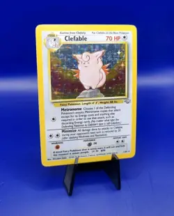 Clefable 1/64 Jungle Set Holo Rare Pokemon Card WOTC Vintage Pokemon TCG 1999 NM - Image 2