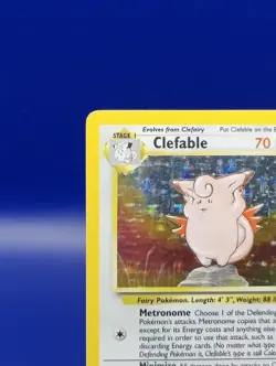 Clefable 1/64 Jungle Set Holo Rare Pokemon Card WOTC Vintage Pokemon TCG 1999 NM - Image 4