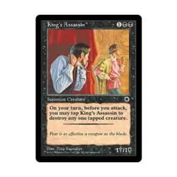WOTC MtG Portal King's Assassin (R) EX - Image 1