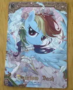 Kayou My little Pony Eternal Glory Moon vol.9Ultimate card SC Rainbow Dash - Image 1