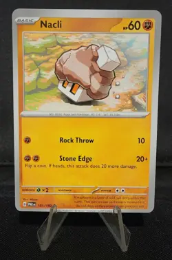 Heavily Off-Centered Nacli - 101/182 - Paradox Rift - Pokemon Error Card - Image 1