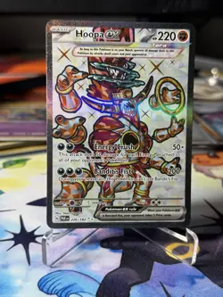 Hoopa ex 226/182 PAR Paradox Rift NM Full Art Pokemon Card - Image 1
