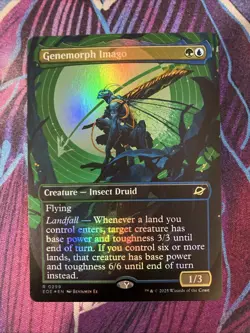 Genemorph Imago (Borderless Foil) - Edge Of Eternities MTG - Image 1