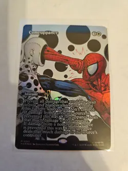 Comeuppance Borderless FOIL MTG Marvel Eternal-Legal Nm/M *ON HAND* - Image 1