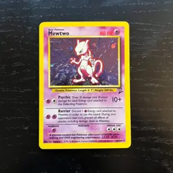 Pokemon Mewtwo Holo Rare 10/130 Base Set LP Excellent Condition - Image 1