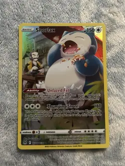 Pokemon TCG Snorlax TG10/TG30 Swsh11 Lost Origin TG Ultra Rare Holo ENG - Image 1