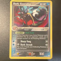 Pokemon TCG Dark Gyarados Holo Rare Eng Team Rocket Returns 8/109 80 HP 2004 - Image 1