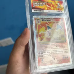 Pokemon Charizard Legendary Collection 2002 Reverse Holo Rare #3 ACE 3 GOOD - Image 4