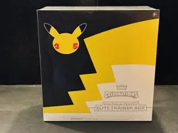 Pokemon Center 25th Celebrations ETB Sword & Shield TCG Sealed With Case! - Image 1