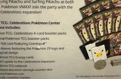Pokemon Center 25th Celebrations ETB Sword & Shield TCG Sealed With Case! - Image 4