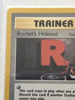 Rocket's Hideout 63/64 Uncommon Neo Revelation Pokemon 1st Edition LP - Image 3