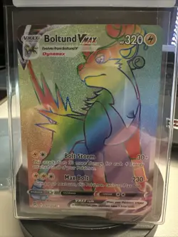 Pokemon Boltund VMAX 267/264 Rainbow Secret Rare Fusion Strike Sword & Shield - Image 1