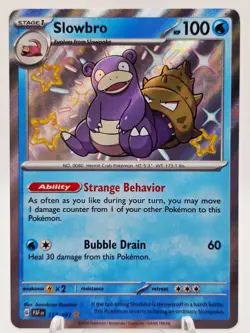 Slowbro 117/091 Pokemon TCG Paldean Fates Shiny Holo NM - Image 1
