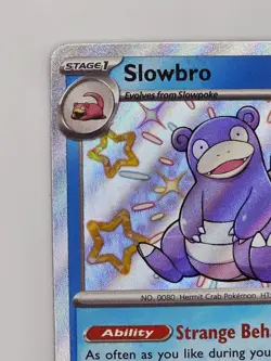 Slowbro 117/091 Pokemon TCG Paldean Fates Shiny Holo NM - Image 3